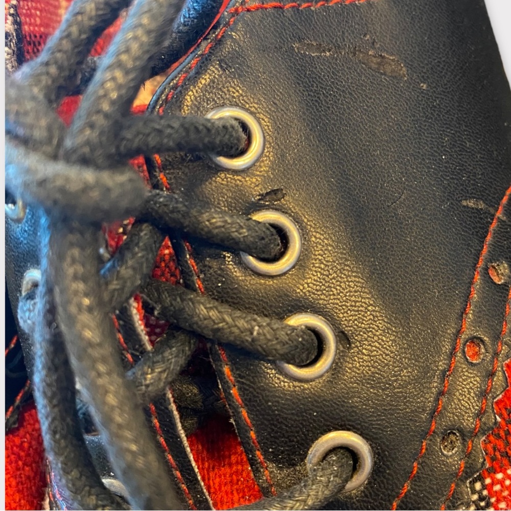90s Vintage Rampage Plaid Bowling Style Shoes - Picture 3 of 5